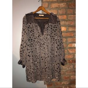 Rebecca Taylor Dress. Silk, Velvet & Chiffon